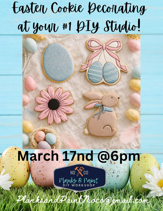 Easter Royal Icing Cookie Decorating Class