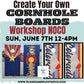 Create Your Own Cornhole Set 6/7/26 @12pm- Cornhole Boards