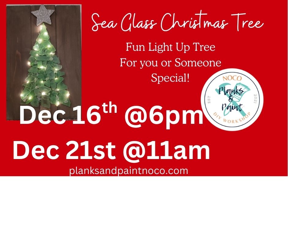 Sea Glass Light Up tree and More