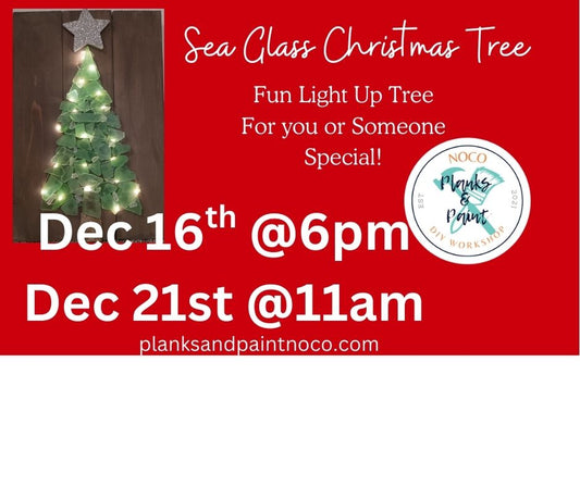 Sea Glass Light Up tree and More