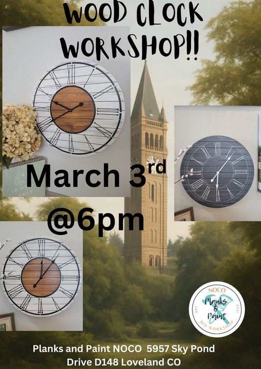 Clocks and More Workshops.