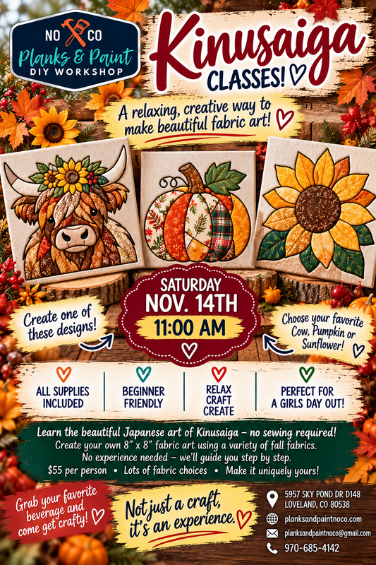 Kinusaiga All Things Fall Workshop
