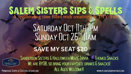 Salem Sisters Sips and Spells? (SAVE MY SEAT)