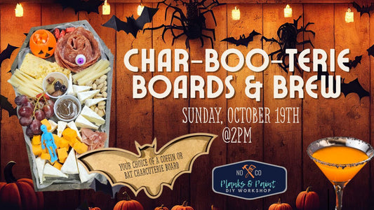 Char-Boo_Terie Boards and Brew Charcuterie Workshop - 10/19/25 @ 2pm