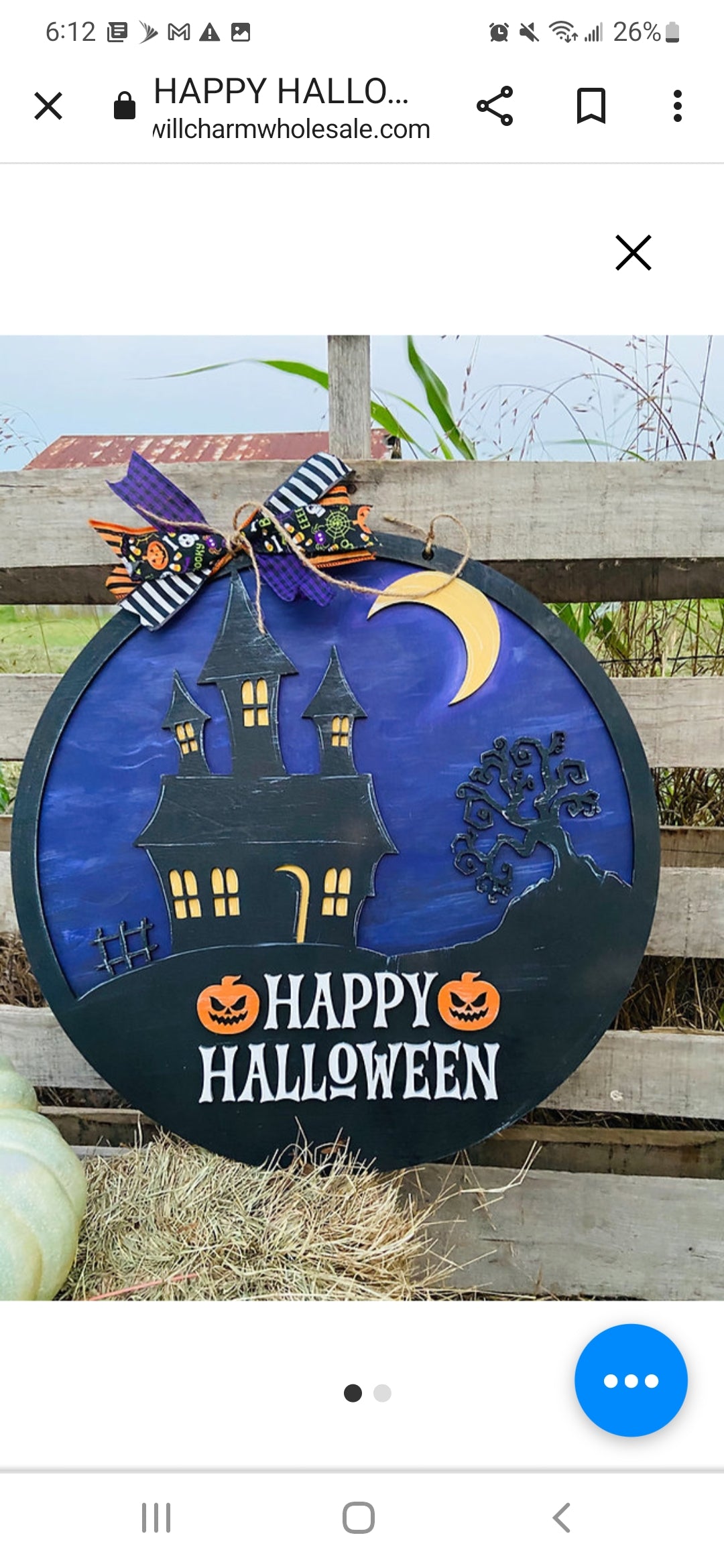 Happy Halloween 3D Door Hanger