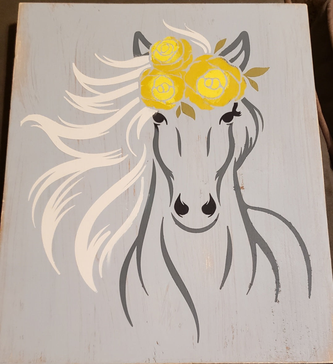 Horse with Flowers - NOCO