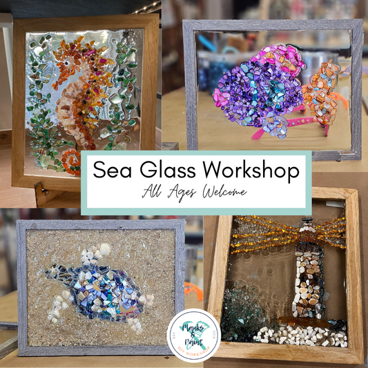 Sea Glass Workshop 8/8/24 @ 6pm