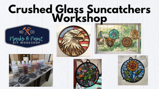 Crushed glass Workshop (suncatcher)