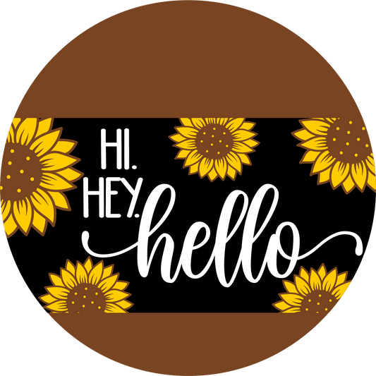 Hi Hey Hello 18" Round