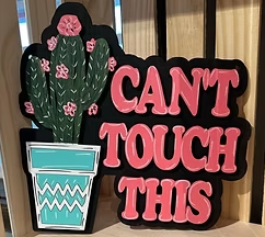 Kids Can't Touch This Door Hanger