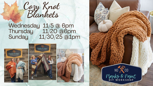 Cozy Knot Blanket Workshops