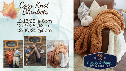 Cozy Knot Blanket Workshops