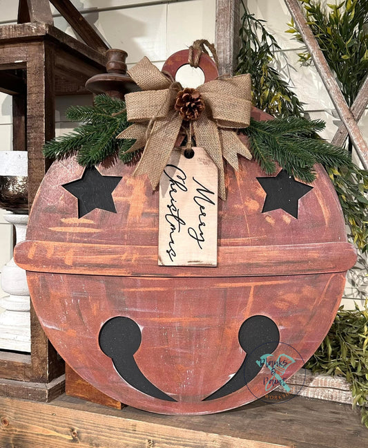 Merry Christmas Bell 3d 22"