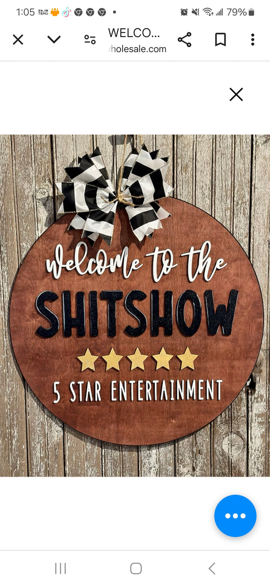 Welcome to the Shit Show 5 Star Entertainment 3D 22"