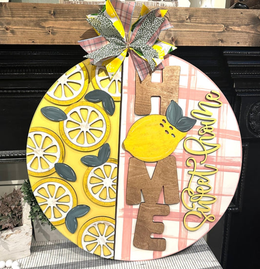 Home Sweet Home Lemons 18" 3D