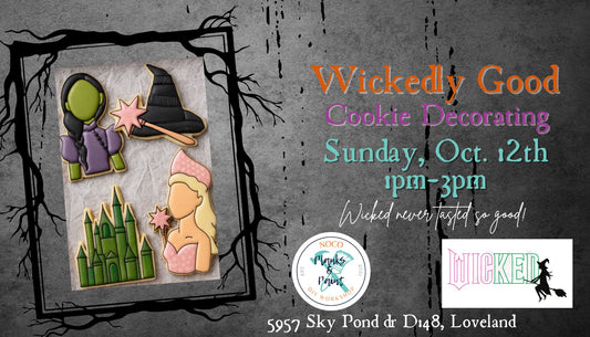 Wickedly Good Royal Icing Cookie Decorating Class