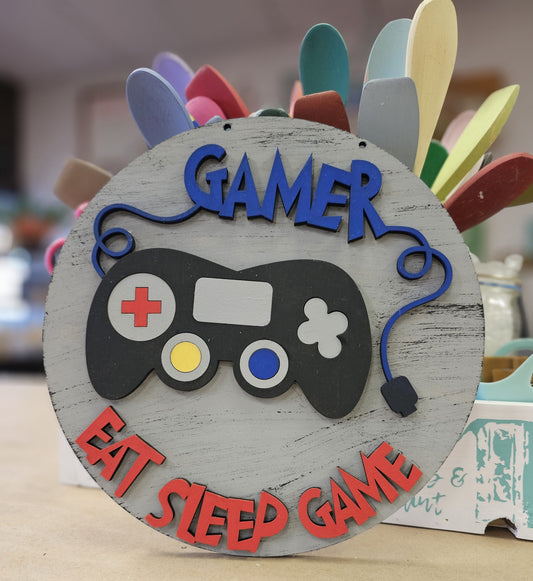 Gamer 10" Round Door Hanger