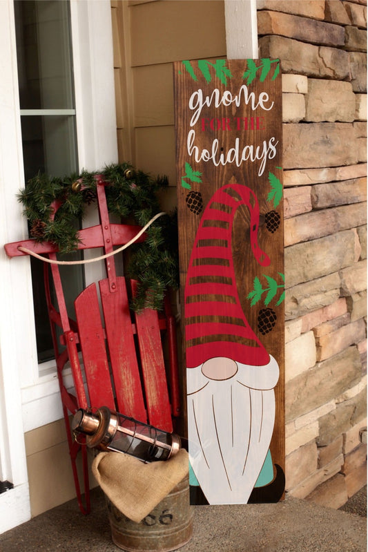 Gnome for the Holidays Porch Leaner - NOCO