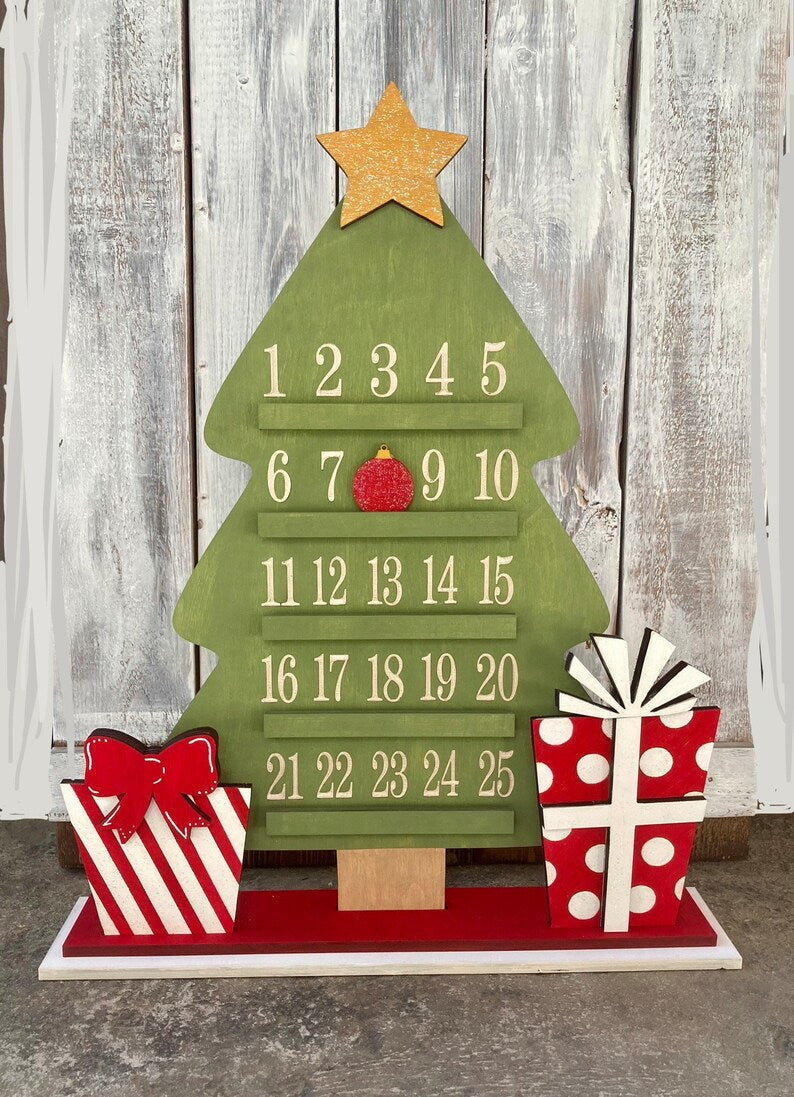 Christmas Tree Tabletop Countdown