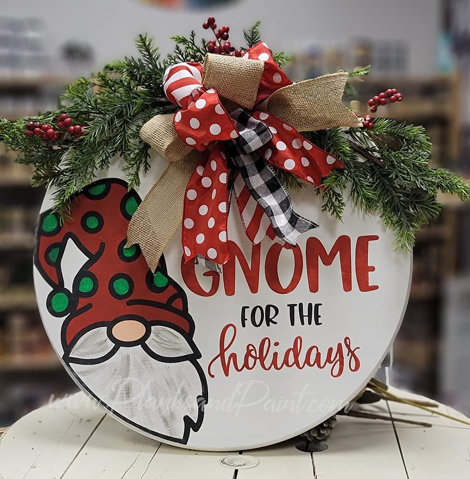 Gnome for the Holidays Door Hanger - NOCO