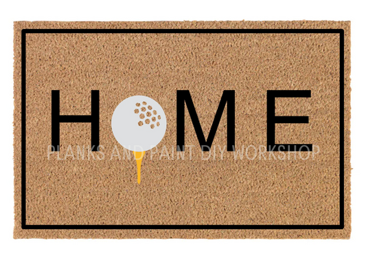 HOME Golf Door Mat