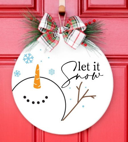 Let it Snow Door Hanger - NOCO