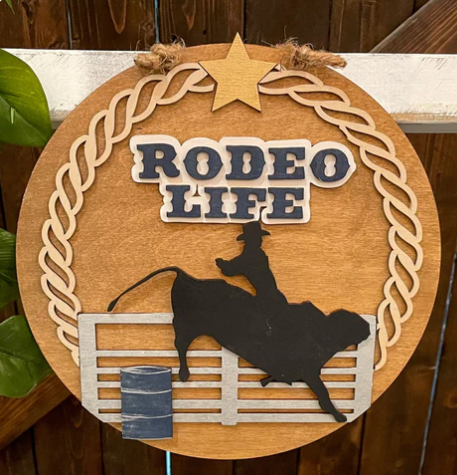 Rodeo Life 10" Youth Door Hanger